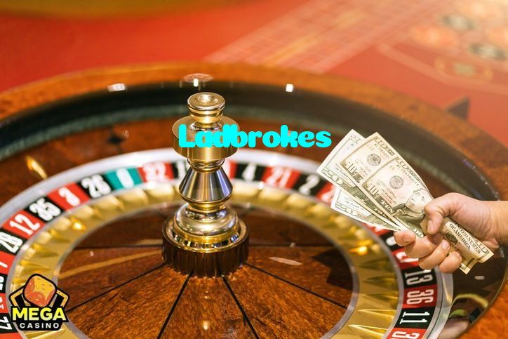 Ladbrokes casino presented on mobile device in Pakistan with slots and live games